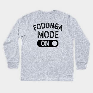 Fodonga Mode ON Kids Long Sleeve T-Shirt